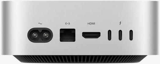 M4 Mac mini 电源按钮在哪儿？答案：在底部！